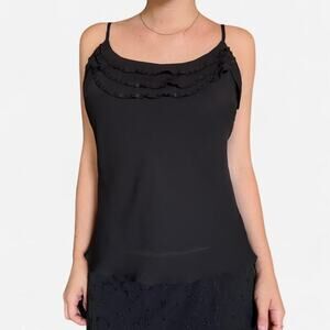 Black vintage tank top